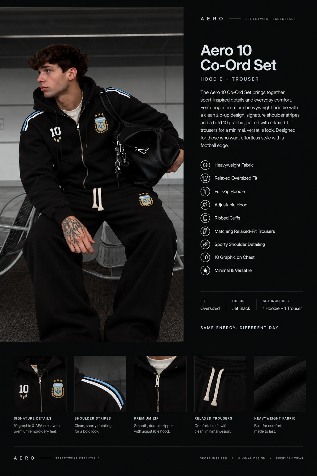 Argentina 10 Essential Co-Ord Set