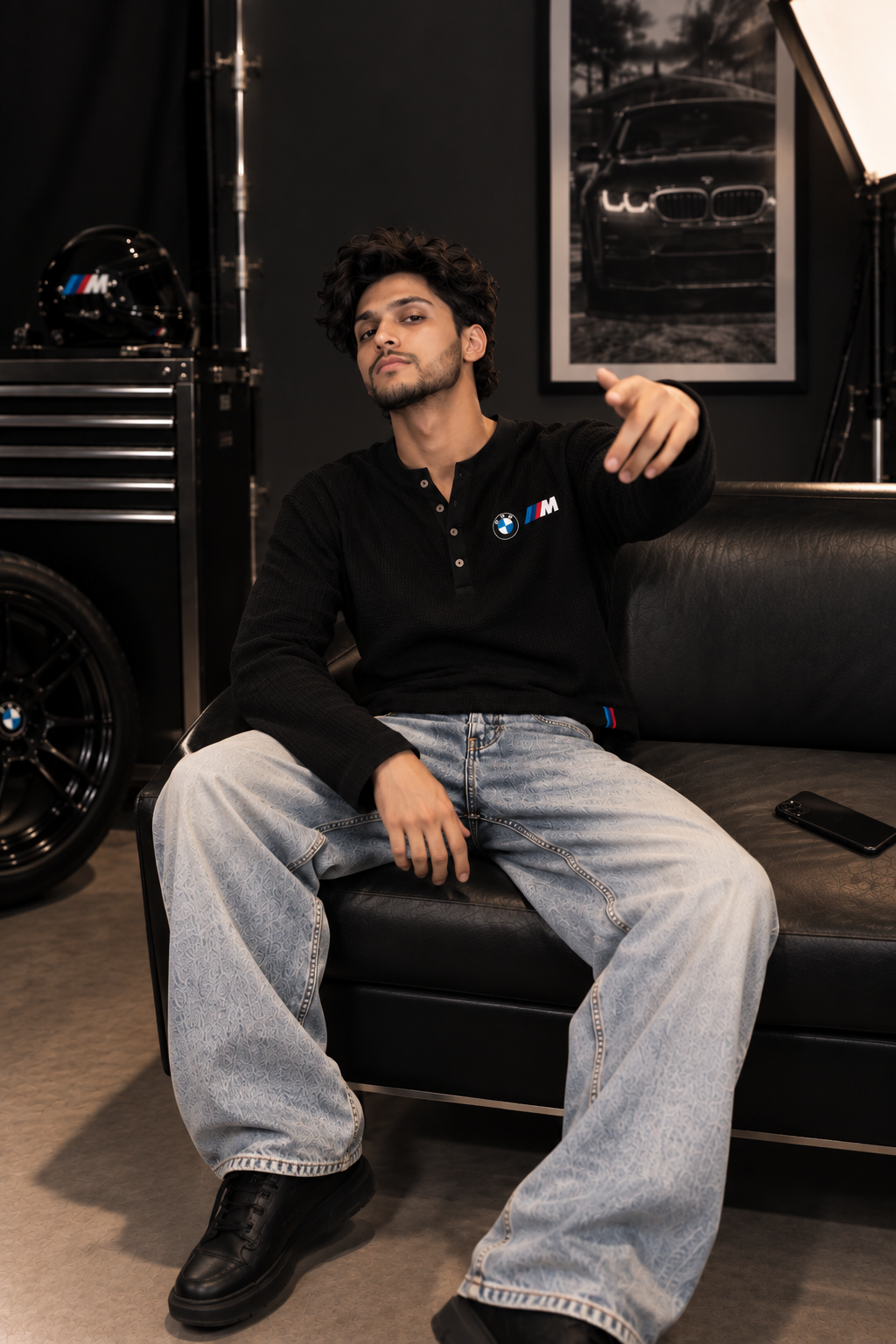 M Motorsport Waffle Henley