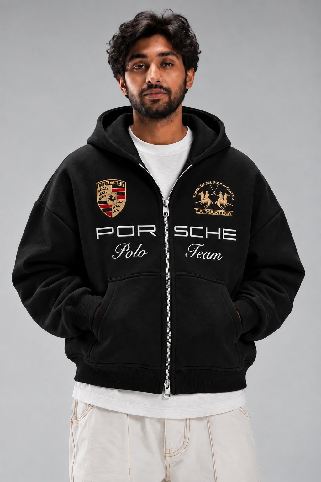 Porsche Dual Chain Zip Hoodie
